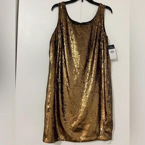 ralph lauren sequin dress gold FW 1995 Ralph Lauren gold sequin gown  Available Now 